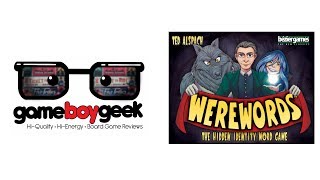 Werewords Review with the Game Boy Geek