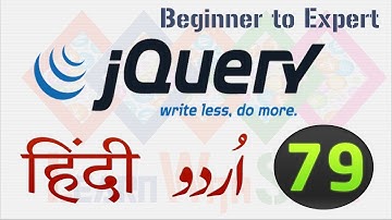 JQuery-79 siblings() Method of JQuery in Hindi/ Urdu - LearnWithSaad