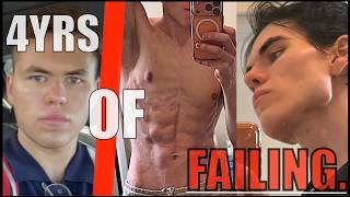 *YEARS* of failure, then INSANELY shredded | Absurd leanmaxxing to ascend | Bloated disaster to 7%bf