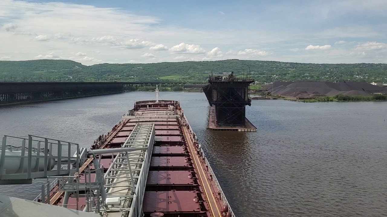 Algoma Sault arriving Duluth CN Dock