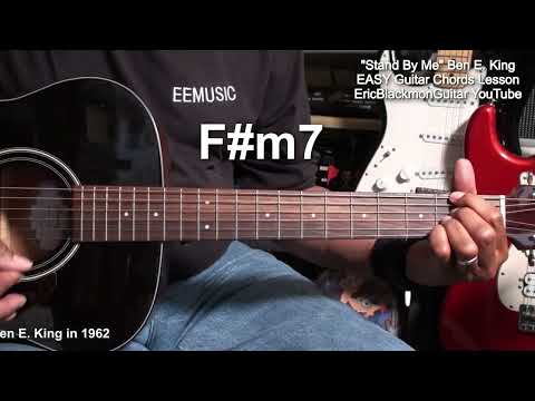 Easy STAND BY ME Guitar Chords Lesson @EricBlackmonGuitar