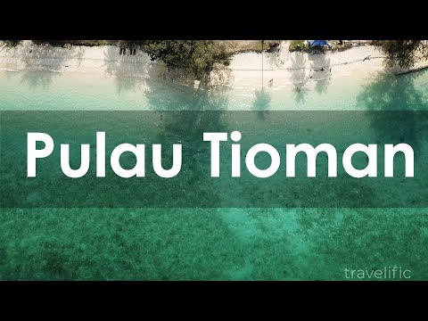 Pulau Tioman, Malaysia non stop 1 hour footage with music and sea wave