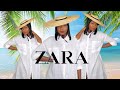 MINI ZARA SUMMER HAUL | VACATION LOOKS 🏝 TRY ON + STYLING VIDEO 2021| ZARA LINEN| ZARA HAUL