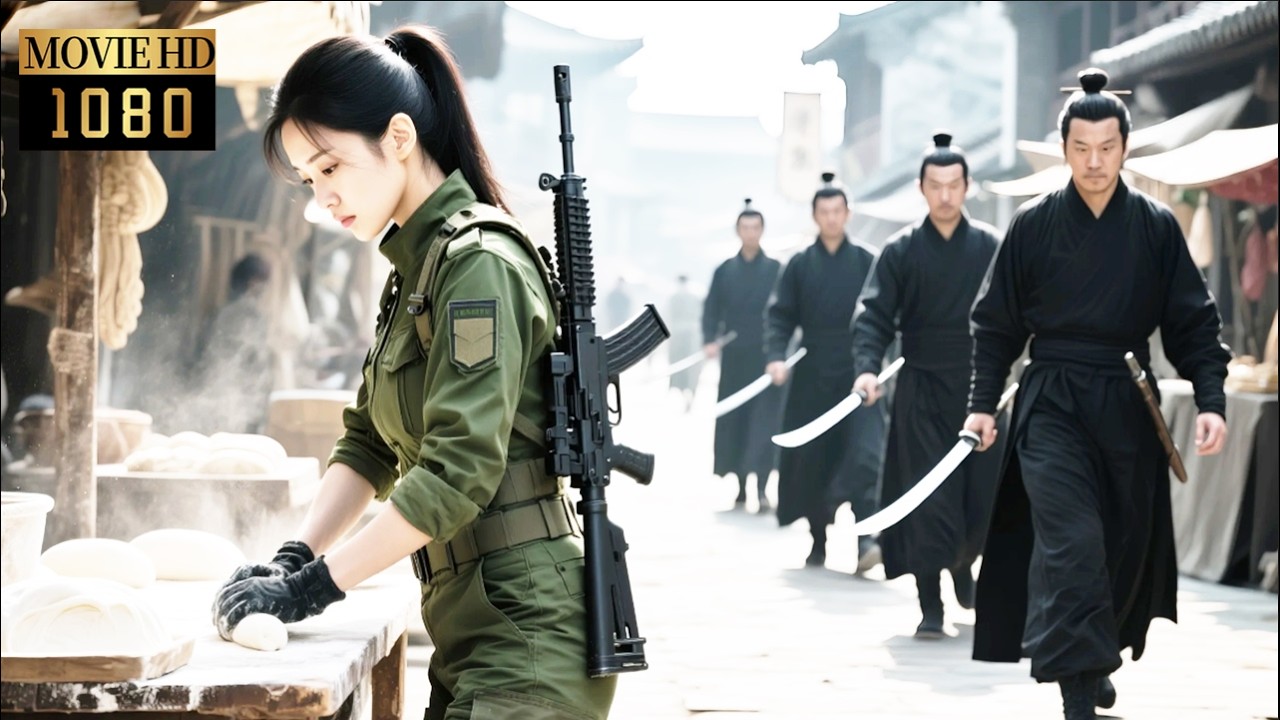 【MOVIE】揉麵女孩竟是21世紀穿越而來的現代女特種兵，一人秒殺所有高手！xzx#短剧 #逆袭 #刘宇宁#书卷一梦