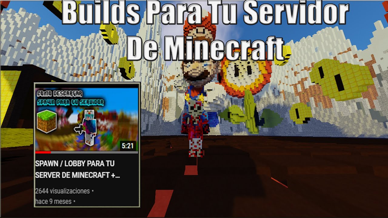 4 Builds Para Tu Servidor De Minecraft | Builds Minecraft | Spawn Para ...