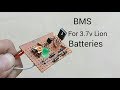 How to make a BMS for Li-ion batteries