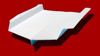 How to make a paper super boomerang airplane