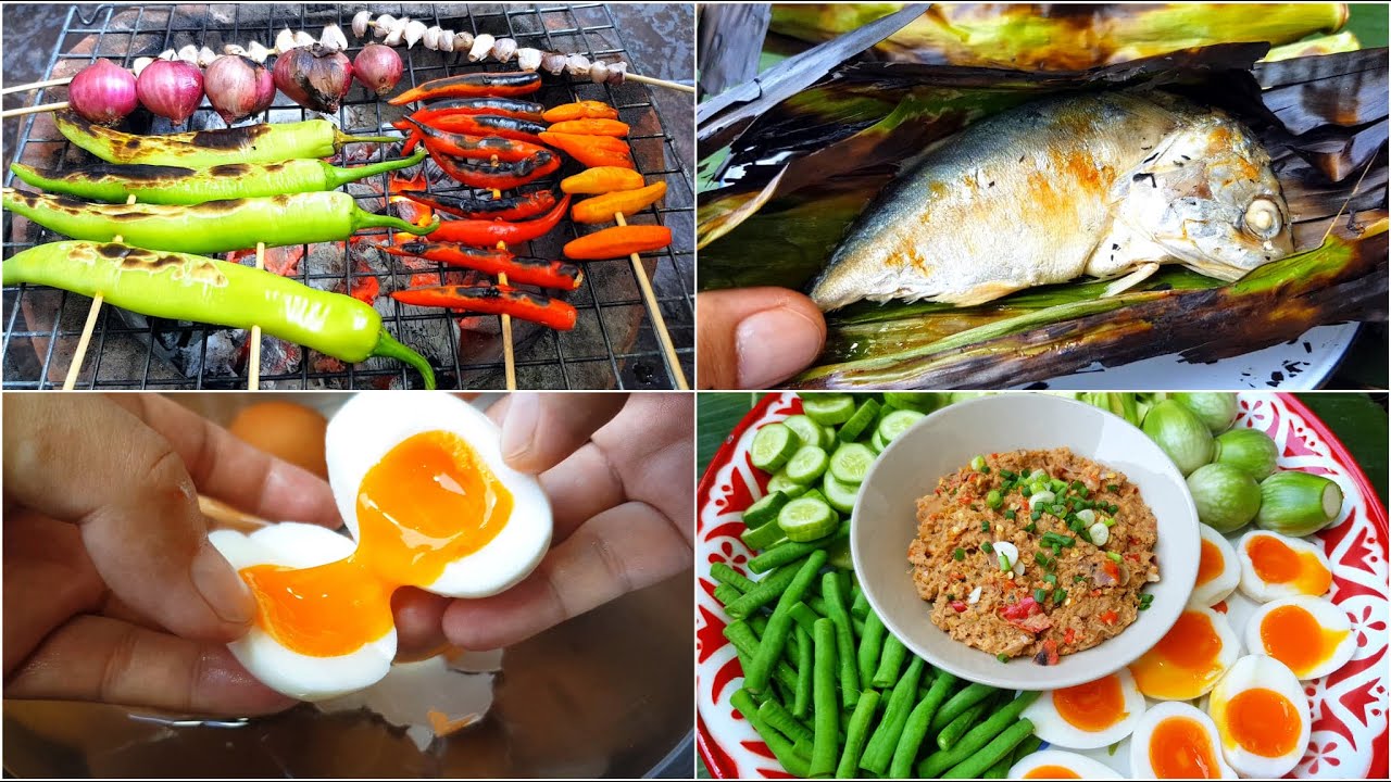 กับข้าวกับปลาโอ 706 น้ำพริกปลาทูแห้ง ไข่ต้มยางมะตูม กินได้ไม่มีเบื่อ Grill Mackerel Chili Dip