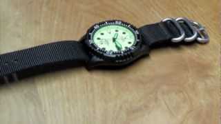 Citizen Promaster Diver NY0040-09W Custom Watch Mod - YouTube