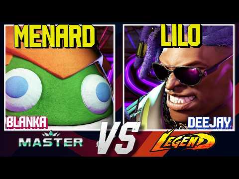 MenaRD (Blanka) vs Lilo (DeeJay) 🔥 Champion vs Explosive Style | High Level SF6