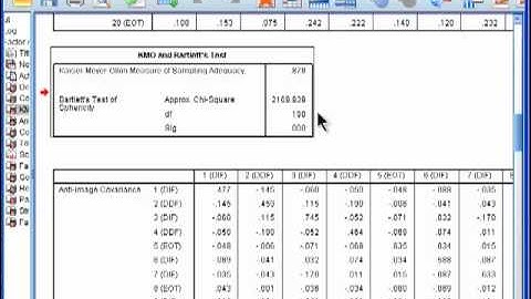 Factor Analysis - SPSS (part 4)