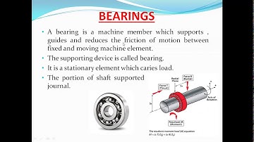 Lubrication and bearing