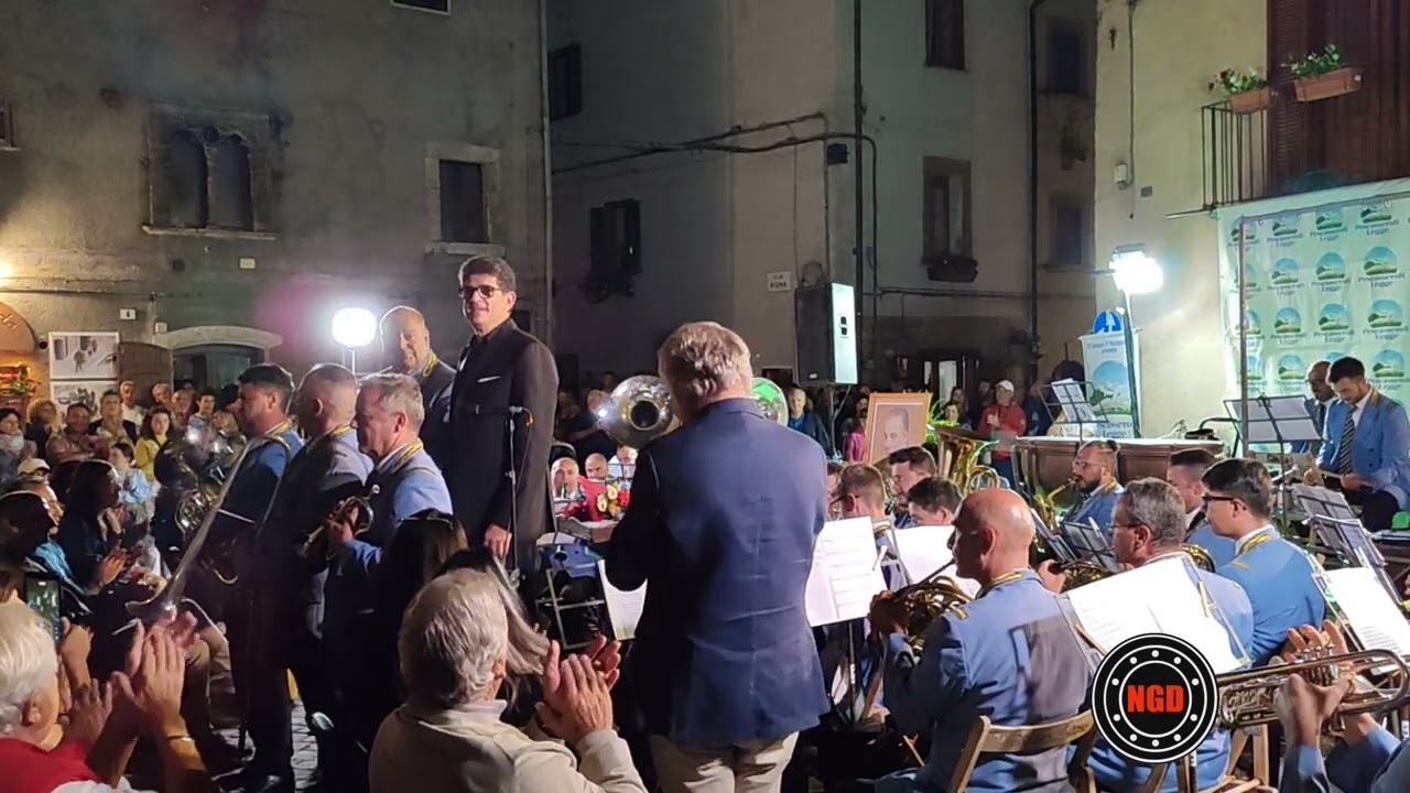marcia Pescasseroli Banda di Gioia del Colle 12/8/24 Pescasseroli Concerto per Franco Farias