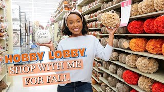 GETTING READY FOR FALL!! 🍁HOBBY LOBBY FALL SHOP WITH ME + FALL HOME DECOR IDEAS 2019