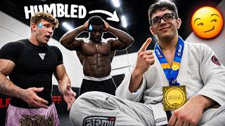 Cocky Bodybuilders Try Jiu Jitsu *Humbled Badly*