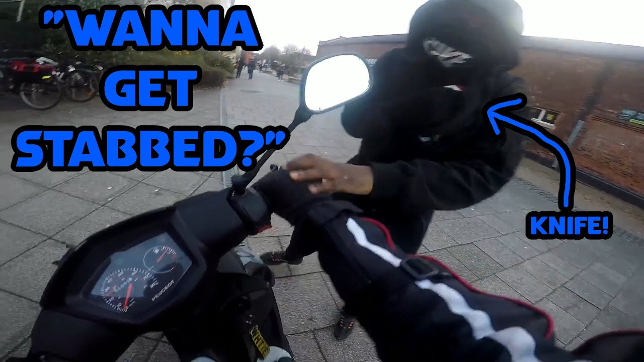 "Wanna Get Stabbed?" UK Bikers vs Crazy People and Stupid, Angry Drivers #100