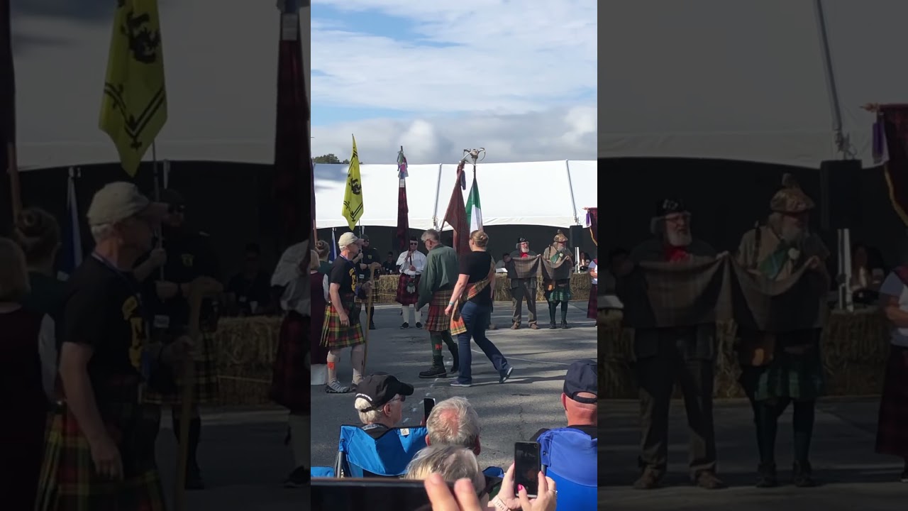 Myself and Sarah Bean represent the Clan Chattan Clans at the 2021 New Hampshire Highland Games!