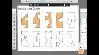 S1 - Random Lines Design - 2 Lines & 2 Circles Part 2