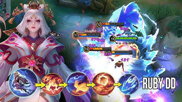 Ruby DD Combo| The Most Scariest Combo For Lunox | Mobile Legends