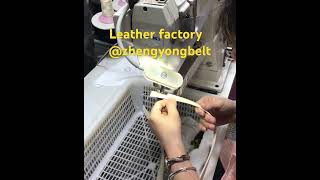Leather factory #belt #leather #factory #leatherbelt #beltmaking #leathercraft #sewing #customized