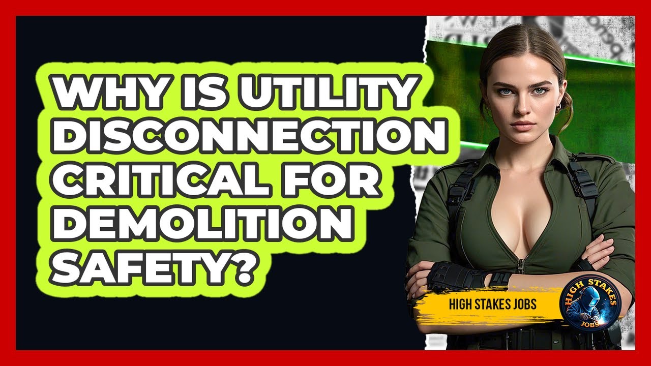 Why Is Utility Disconnection Critical For Demolition Safety? - High Stakes Jobs