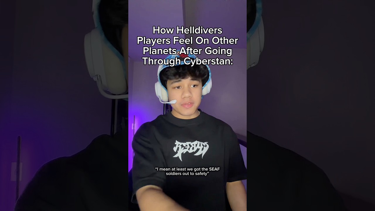 Other planets feel like a VACATION 😭 #Helldivers2