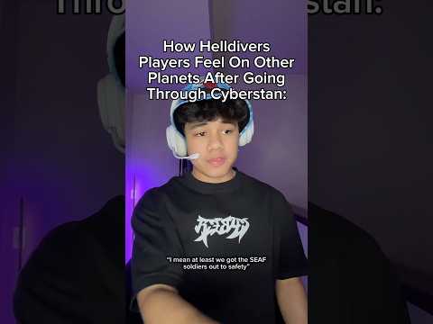 Other planets feel like a VACATION 😭 #Helldivers2