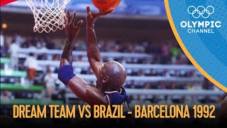 The USA's Dream Team v Brazil  Men's Basketball | Barcelona 1992 Replays