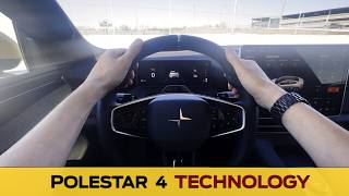 Steering Wheel Cluster and HUD in the Polestar 4