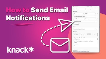 How to Send Automated Email Notifications with Knack