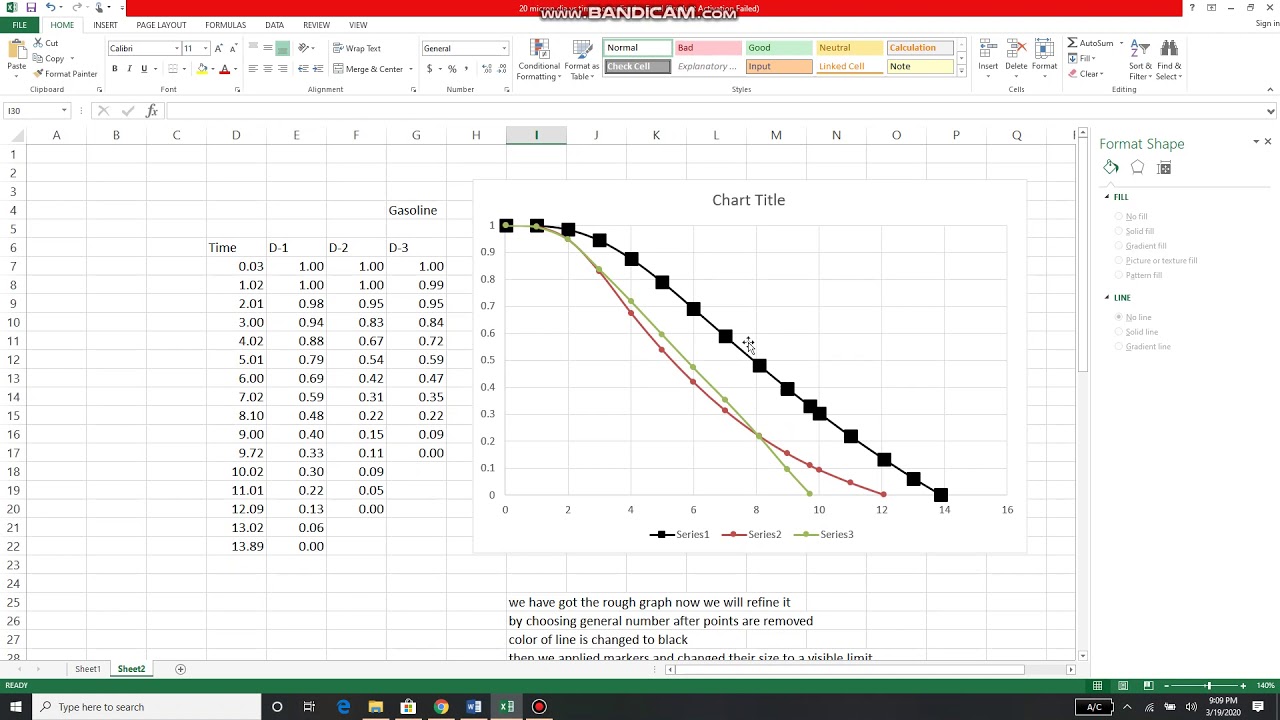 How to plot excellent graph in excel easily. (1/2) - YouTube