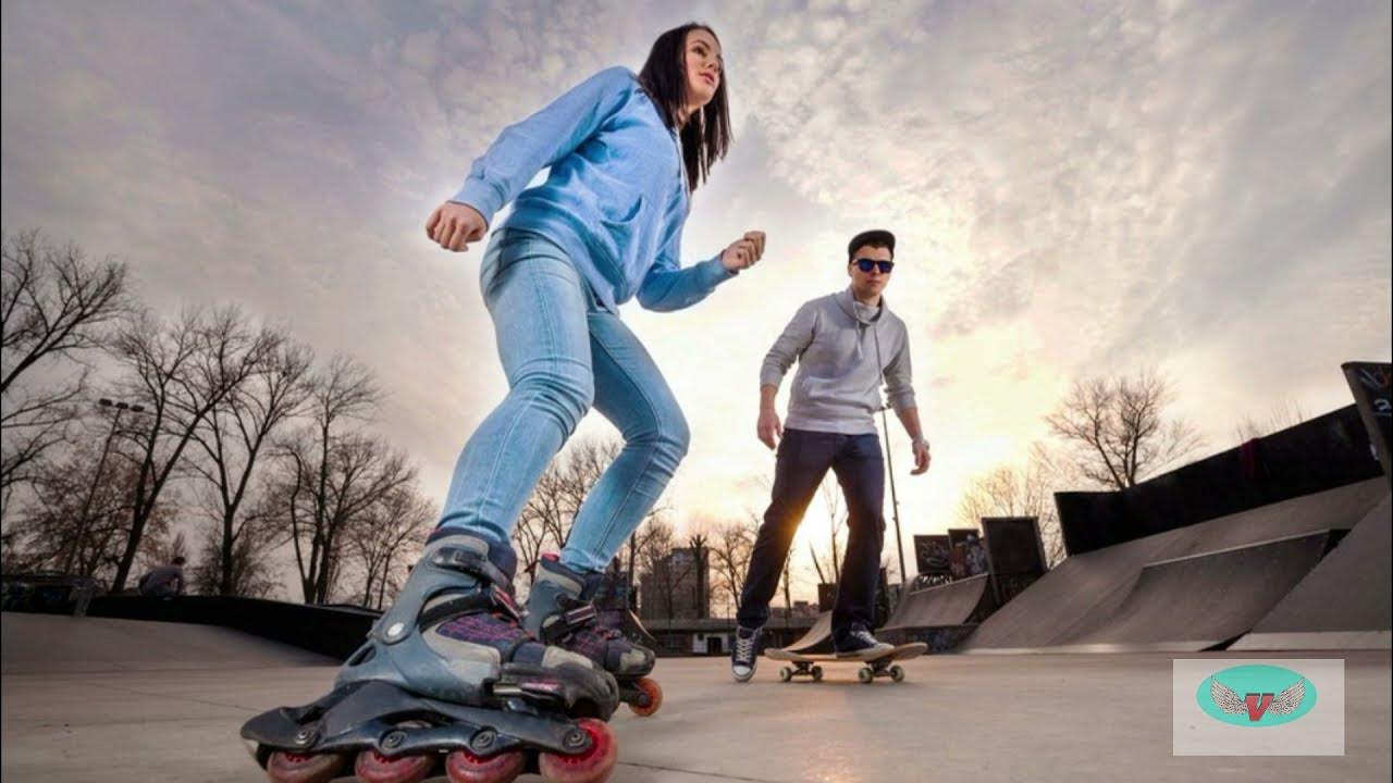 новые ролики на дзене. шлем rollerblade stride helmet. родители с детьми катаются на роликах. трюковые ролики. новые ролики на дзене.