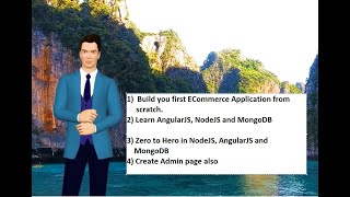 ECommerce application creation from scratch with AngularJS, NodeJS and MongoDB