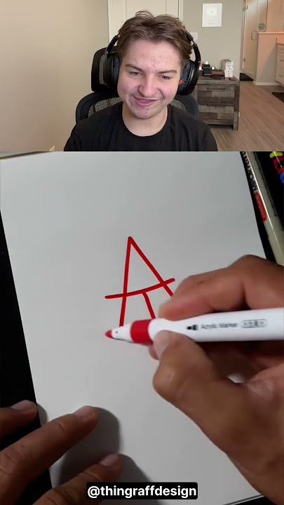 How To Graffiti Letter A 😳