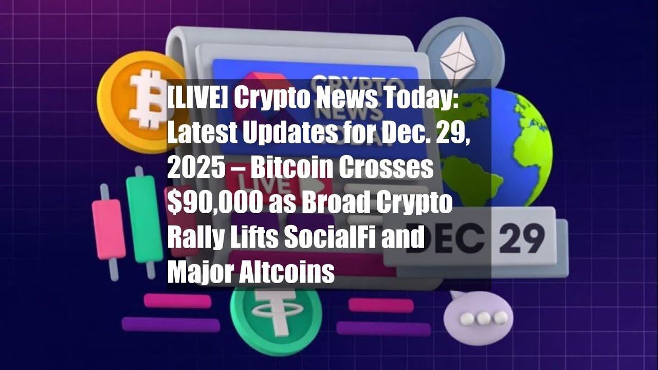 LIVE] Crypto News Today: Latest Updates for Dec. 29, - YouTube