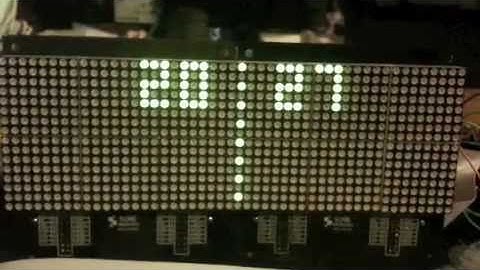 Pong Clock with Invaders