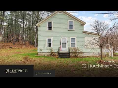 32 Hutchinson Street, Sanford, ME home video tour