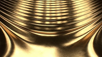Beautiful Shiny Gold Liquid Abstract Metallic Fluid Waves Flowing 4K Moving Wallpaper Background