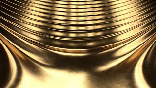 Beautiful Shiny Gold Liquid Abstract Metallic Fluid Waves Flowing 4K Moving Wallpaper Background Net Worth