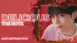 THE BOYZ - Delicious (Line Distribution) | TheSeverus