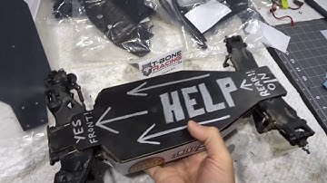 Testing T-Bone Racing Shock Guards and Chassis Skid for Tekno EB410 - Netcruzer RC