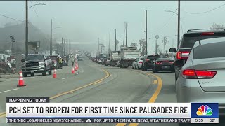 PCH set to reopen for first time since Palisades Fire
