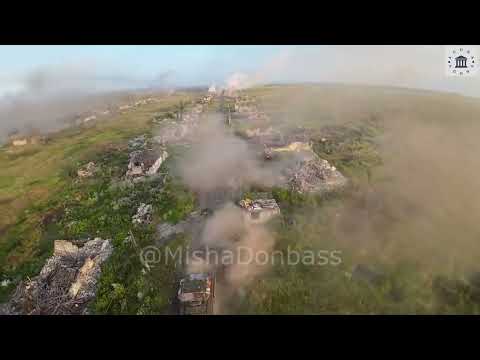 New drone footage of the longest battle in Ukraine: Marinka, Donetsk