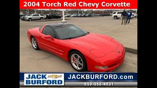 2004 Red Corvette C5