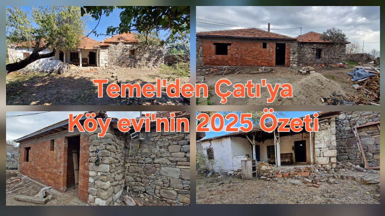 3 ayda Köy evi'nin değişimi