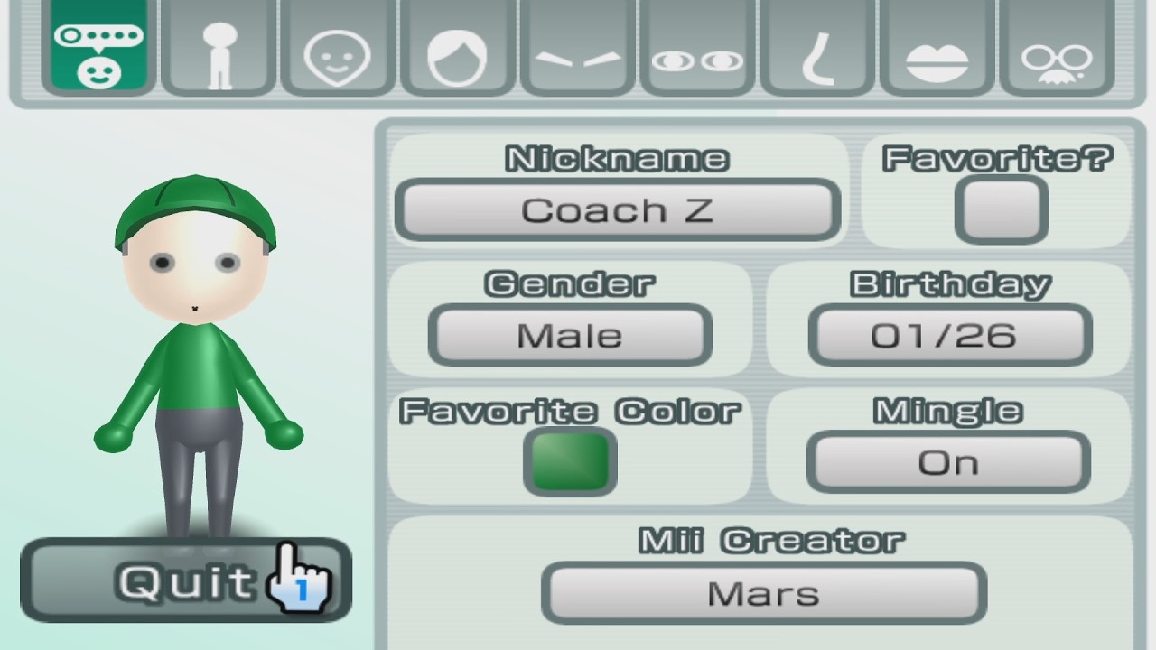 8.mii_cocoさん Coach Z - Homestar Runner - Mii 3754 - YouTube