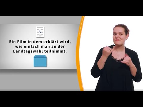 KSL Wahlfilm Landtagswahl 2022 mit DGS in einfacher Sprache