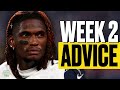 Answering LAST MINUTE Fantasy Football Week 2 Start/Sit Questions! (Live Q&amp;A)