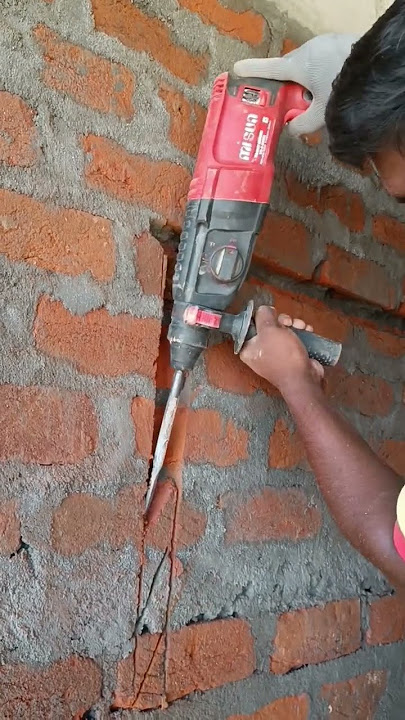 26mm drill machine wall chipping #telugu #shorts #house #2022