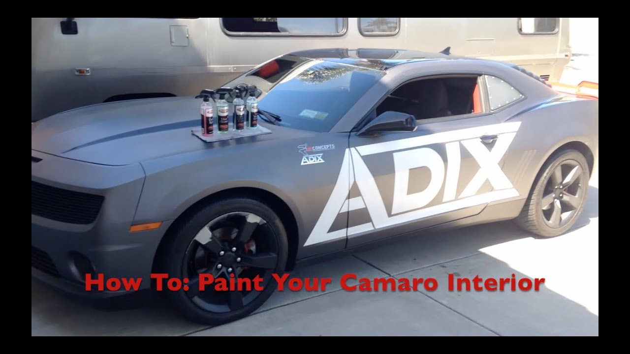 How To Paint Interior Trim In A 2012 Camaro Exterior Modifications